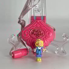 RARE Vintage Polly Pocket 1995 Tea Time Locket - Complete & Original