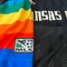 Vintage Adidas Kansas City Wizards Rainbow MLS SOCCER jersey