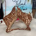 Vince Camuto NWOB! Coraline Brown Calf Hair Animal Print Mules Heels Size 9.5