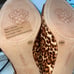 Vince Camuto NWOB! Coraline Brown Calf Hair Animal Print Mules Heels Size 9.5