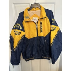 Vintage 90's Y2K Michigan Turbo Sportswear Full Zip Wind Jacket XL Retro