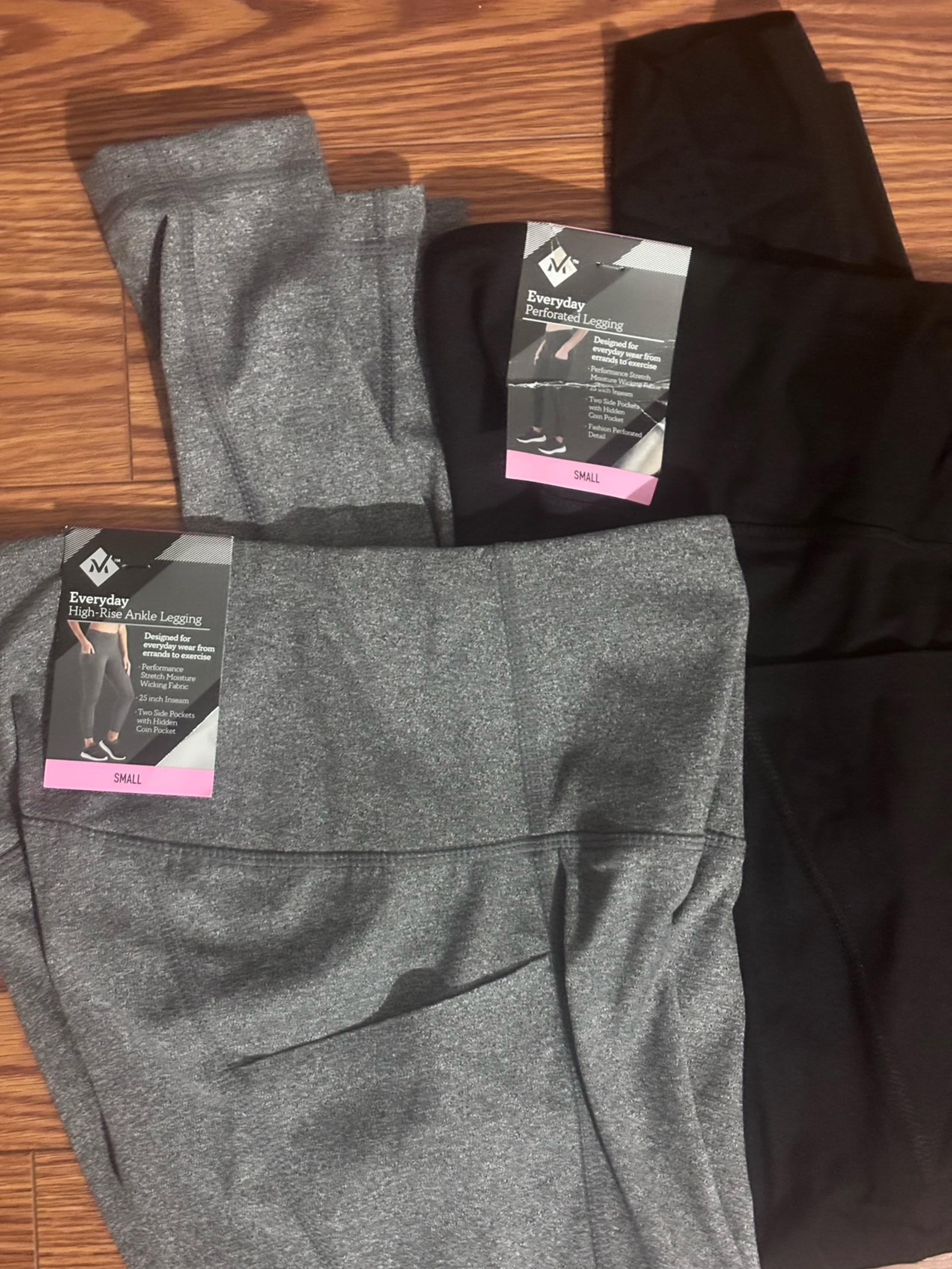 Women’s Members Mark Size Small Legging Bundle of 2