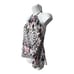 Amanda Uprichard Silk Sand Dollar Printed Halter Top Sleeveless Open Back Medium