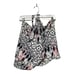 Amanda Uprichard Silk Sand Dollar Printed Halter Top Sleeveless Open Back Medium