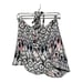 Amanda Uprichard Silk Sand Dollar Printed Halter Top Sleeveless Open Back Medium