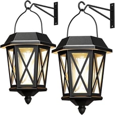 Solar Lantern Outdoor Hanging Solar Lights 2 Pack (Free Shipping)