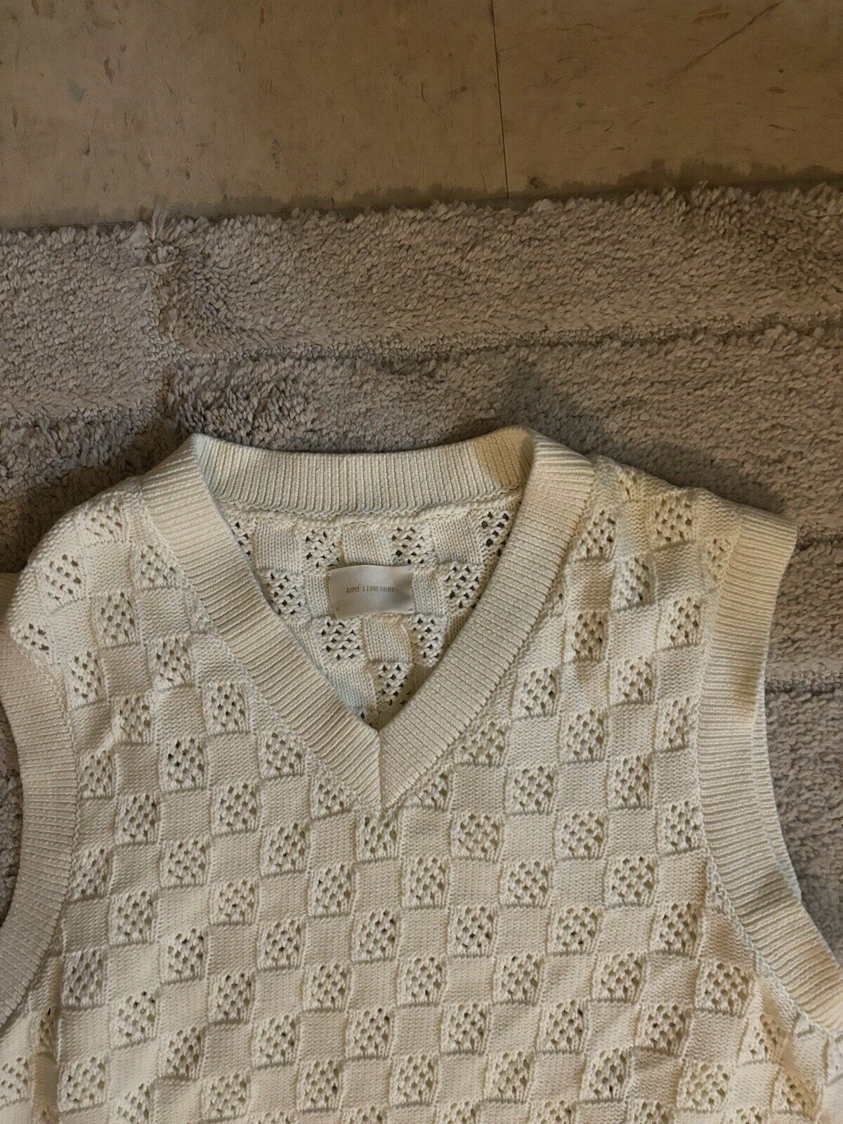 Aime Leon Dore Checkered V-Neck Vest | eBay