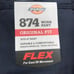 Size: 50 x 32 . Dickies 874 Original Fit . Flex Men's Work {2} Pairs Blk & Navy