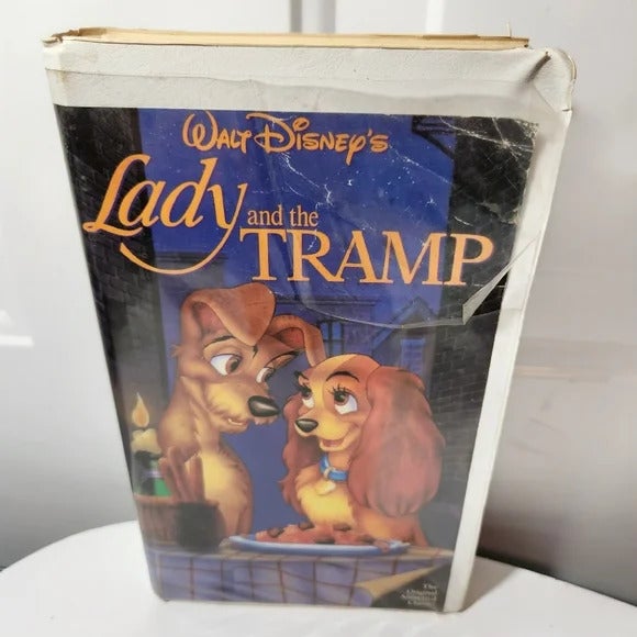 Disney Black Diamond Classics Lady and the Tramp VHS Tape