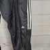 Vintage Adidas Men's Size L Track Pants Lined Black White Stripes #B62