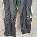 Vintage Adidas Men's Size L Track Pants Lined Black White Stripes #B62