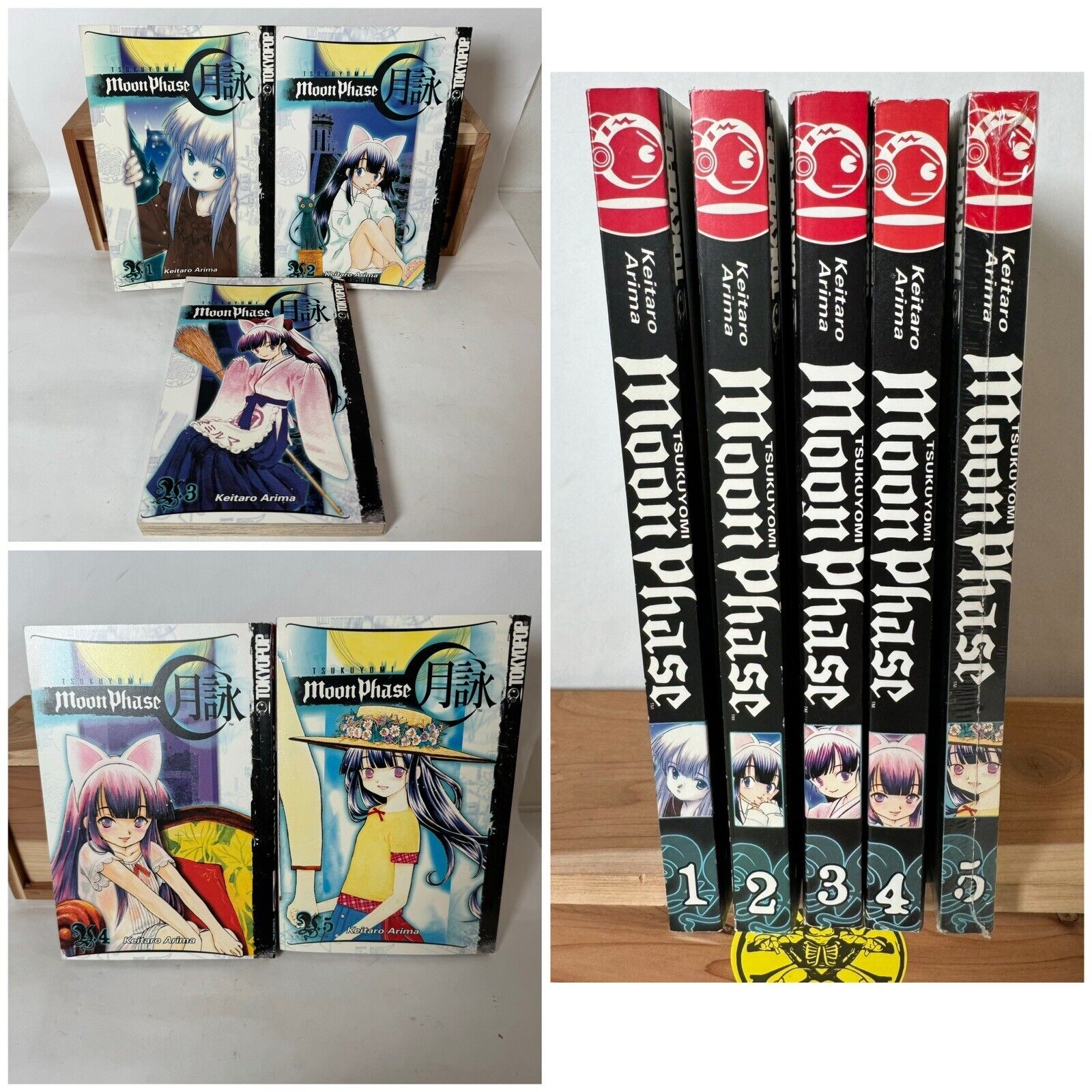 Tsukuyomi: Moon Phase Vols 1-5 Tokyopop Manga Graphic Novel English Paperback