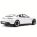 Burago 1:24 Porsche Taycan Turbo S: White/Blue Sports Car Die Cast -pp