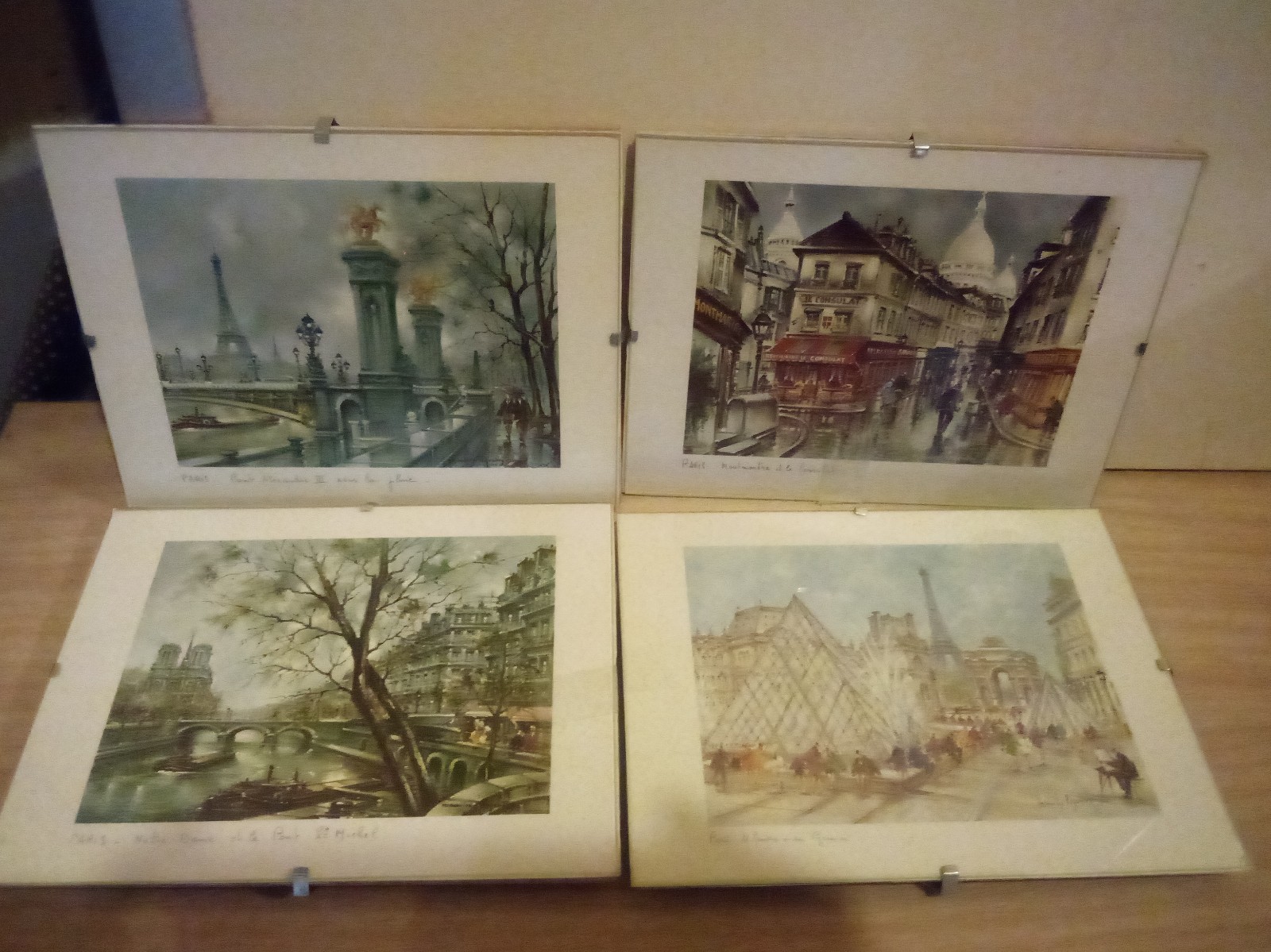 Prints of Paris by Monrice Leyendre Set of 4