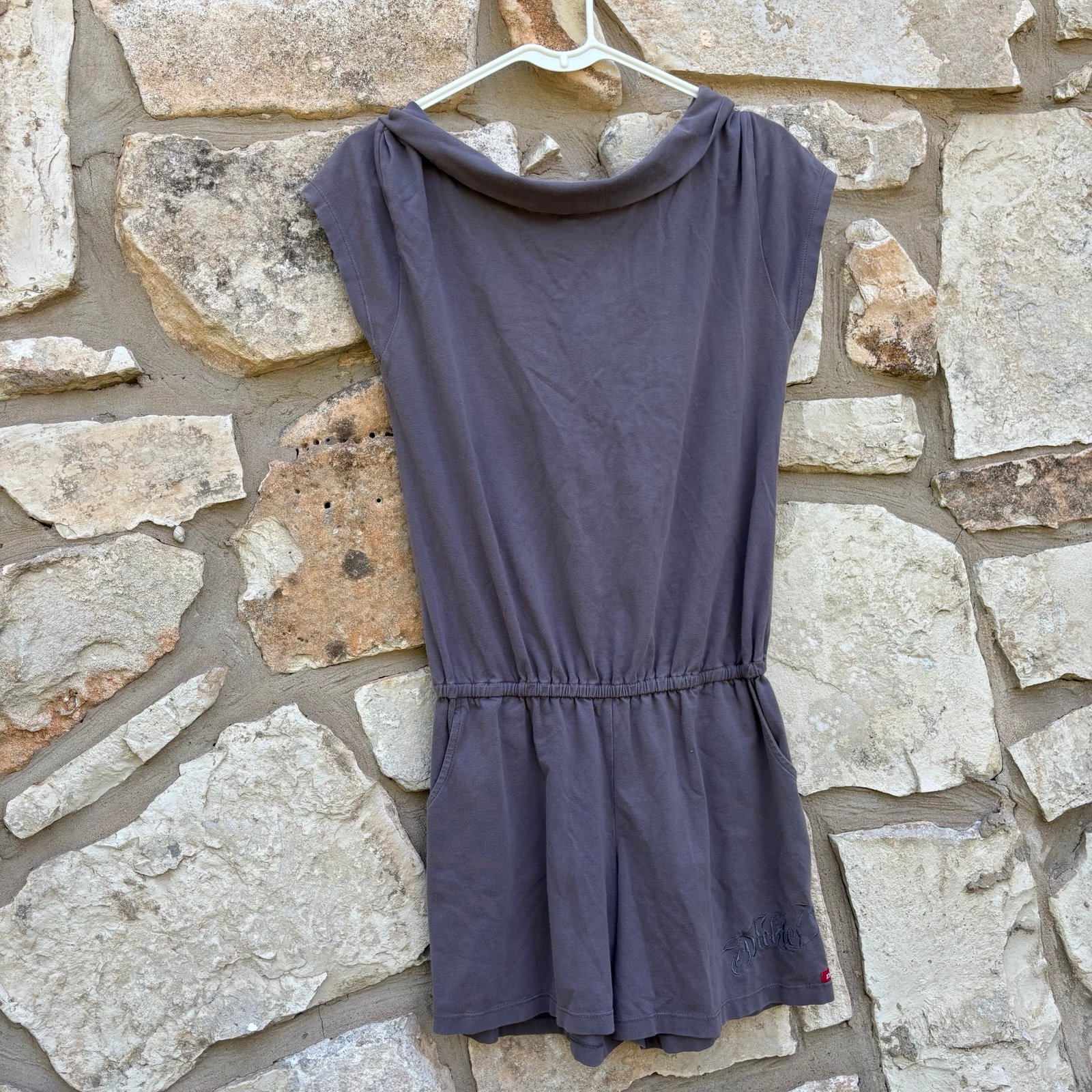 Dickies Grey Romper – Y2K Vibes – Size Medium