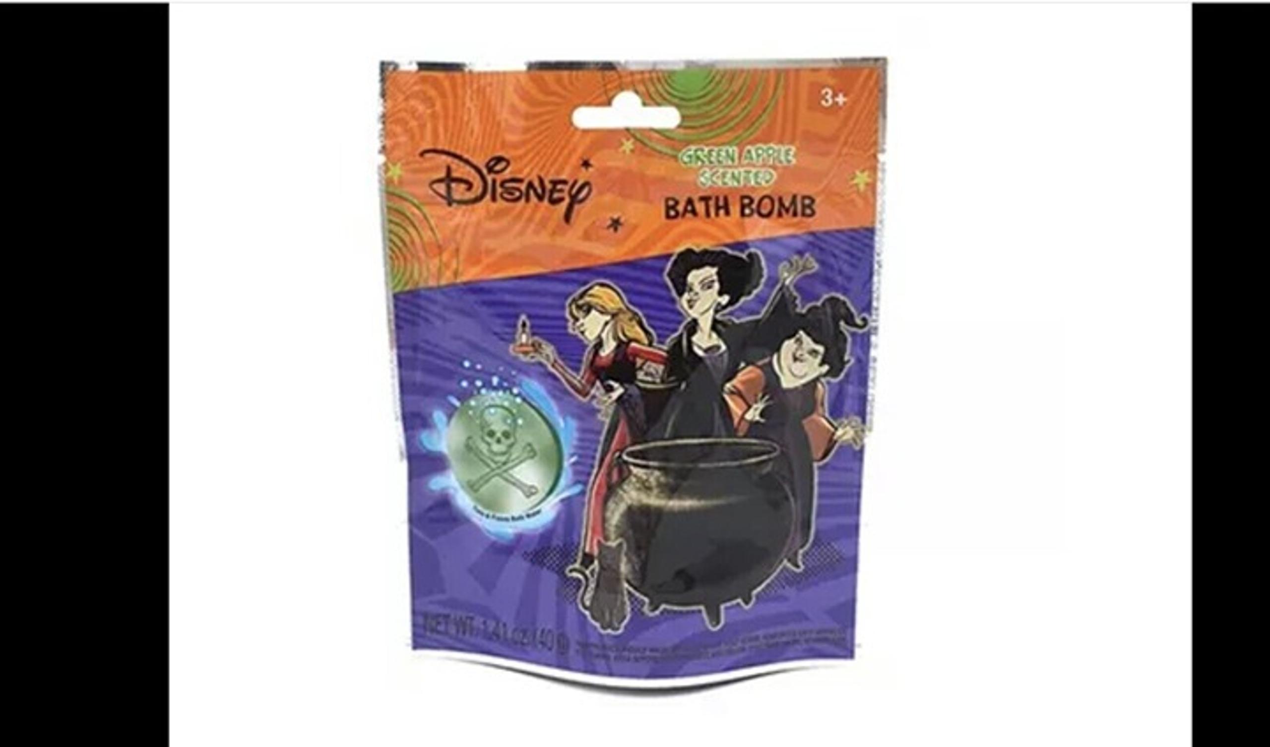 New! Hocus Pocus Green Apple Bath Bomb - Disney
