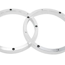 6.5 Inch Aluminum Speaker Ring Spacers Mounting Adapter Rings 6 ½” (Pair)