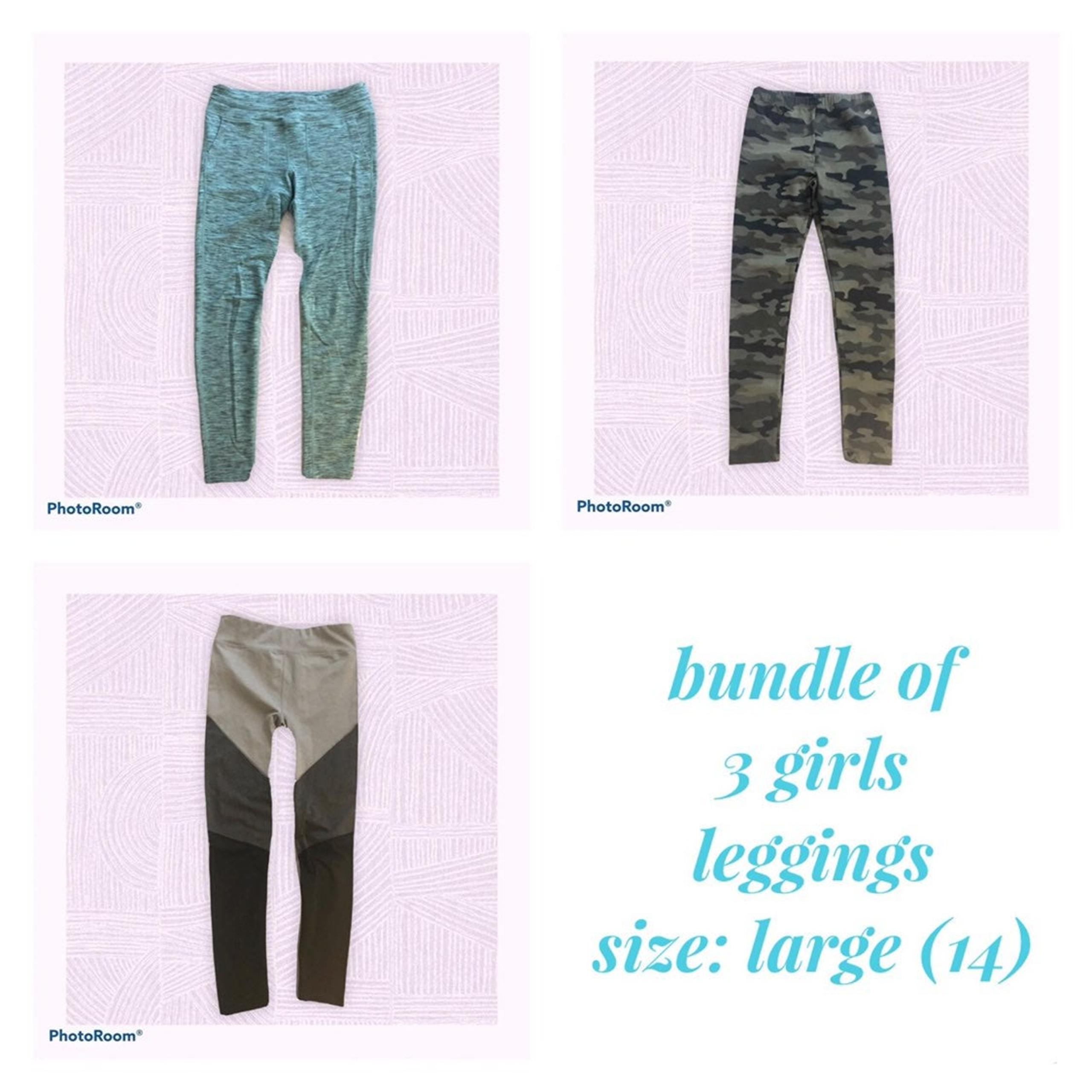 Eddie Bauer • 3 Pairs of Girls Leggings (L 14)