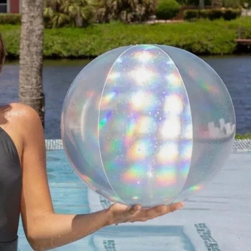 Holographic jumbo beach ball NEW