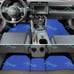 Universal JDM Bride Blue Hybrid Racing Fabric Floor Mats Interior Carpets 5PCS