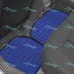Universal JDM Bride Blue Hybrid Racing Fabric Floor Mats Interior Carpets 5PCS
