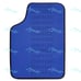 Universal JDM Bride Blue Hybrid Racing Fabric Floor Mats Interior Carpets 5PCS