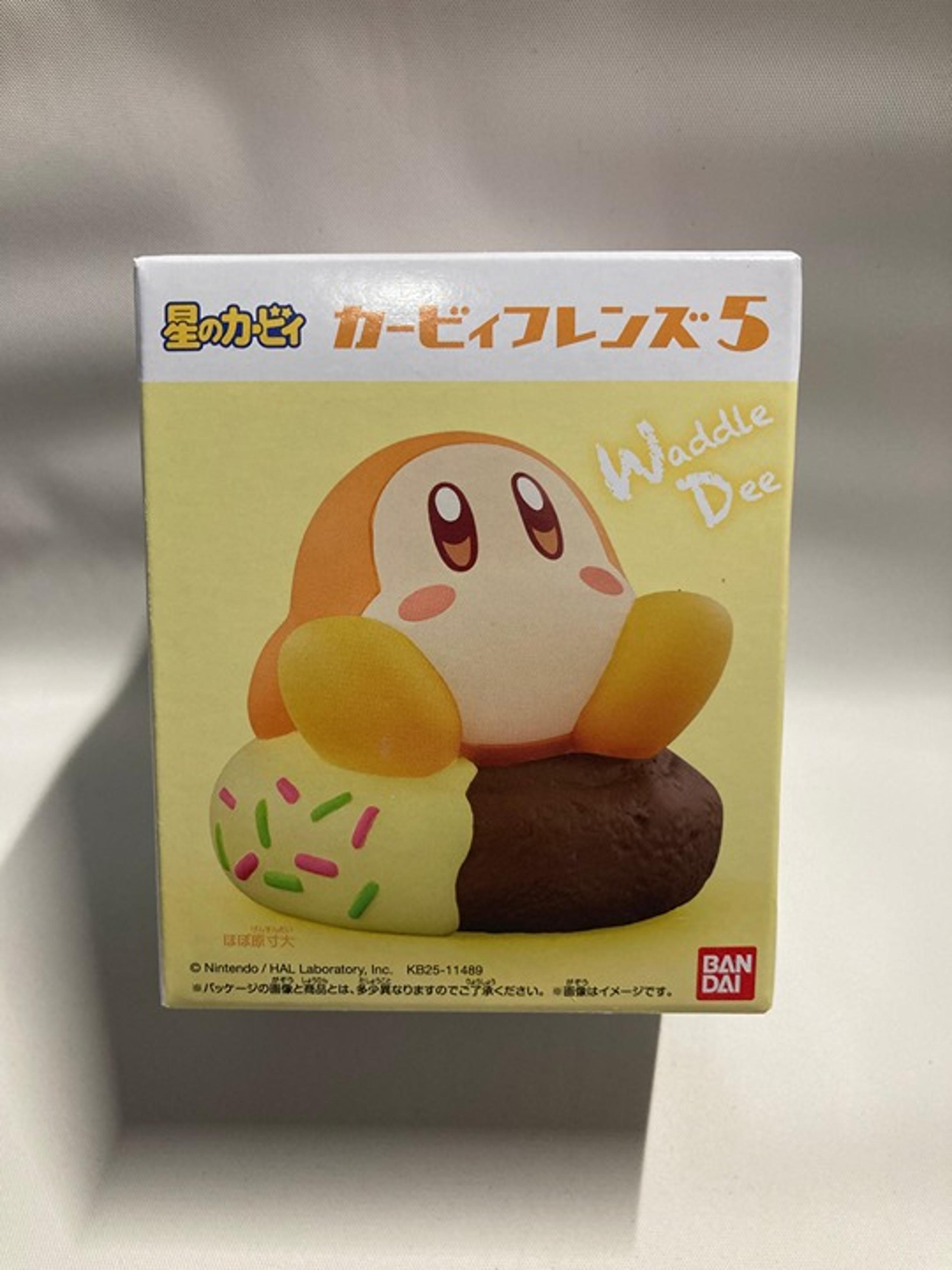 Bandai Kirby Friends Vol 5 #02 Waddle Dee on the Donut 2 Inch Figure