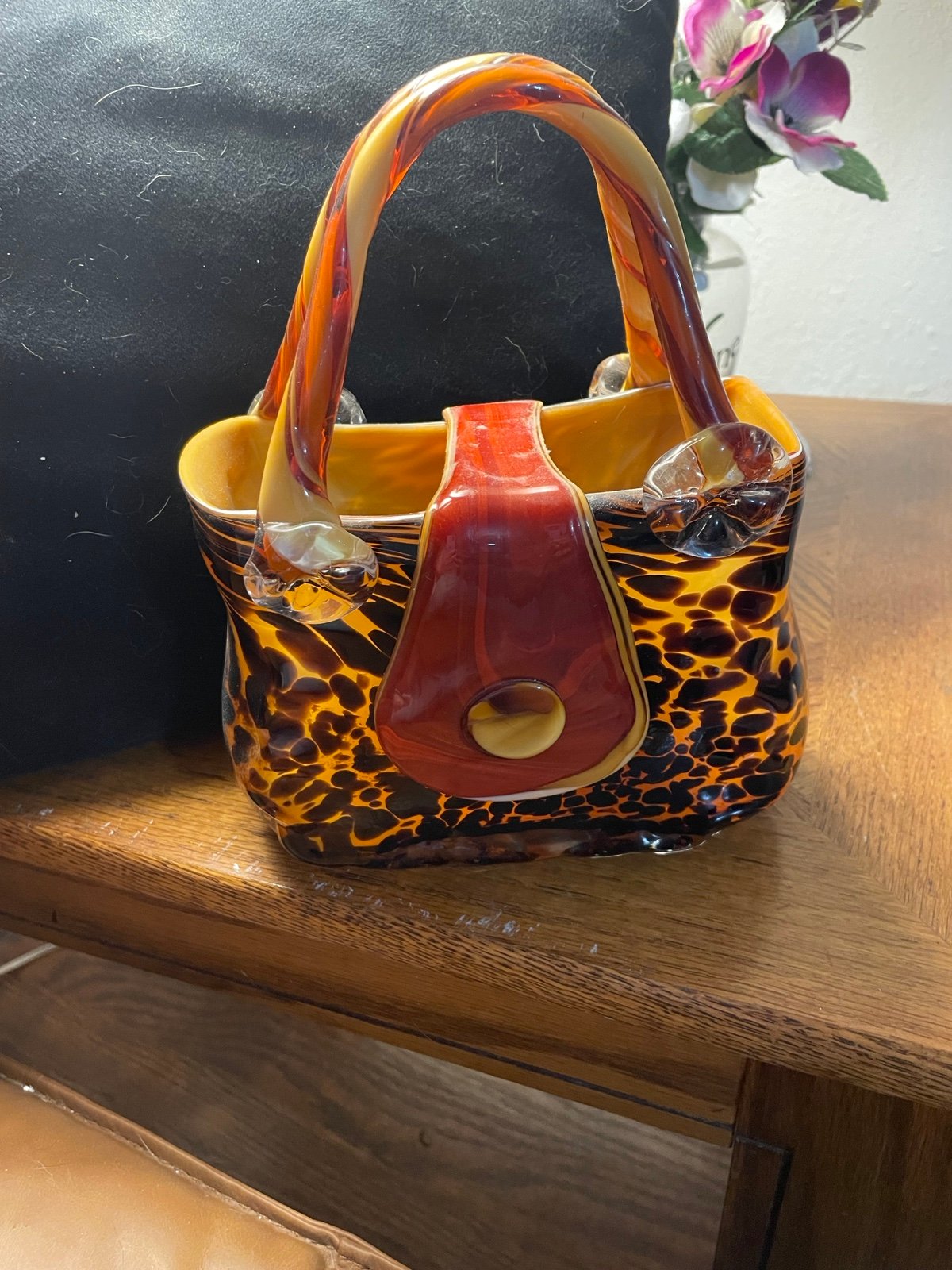 Glass purse