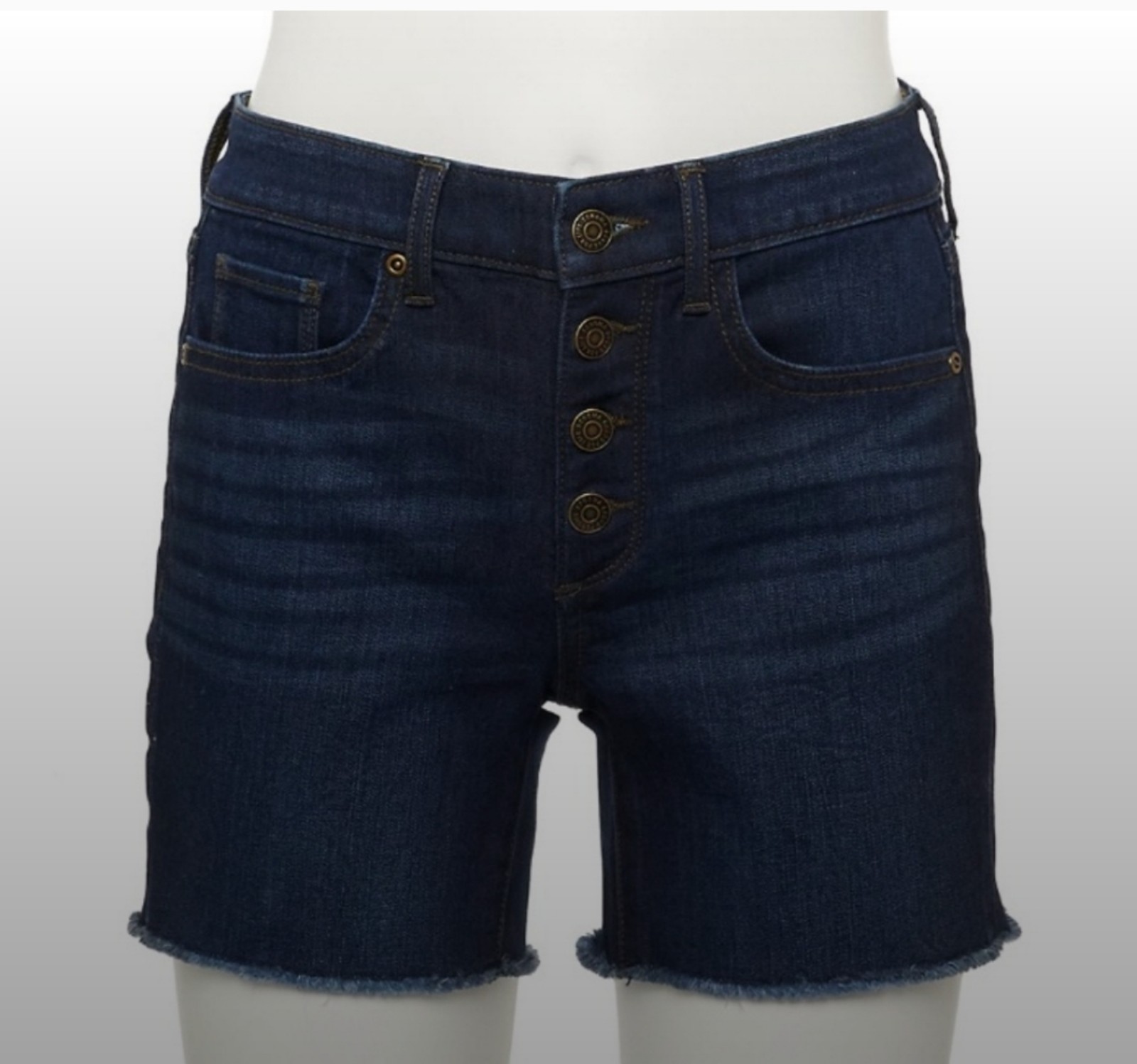 Plus Womens Sonoma Dark Wash Denim Shorts