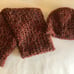 Beautiful Stunning Cowl and Hat Set Perfect for a Teen Adult Ready to Ship