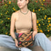 Harvest • Embroidered handbag - Crossbody bag - Handmade - Woven carpet rug purs