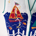 Vintage Sweater Vest Nautical Sailboat Theme