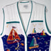 Vintage Sweater Vest Nautical Sailboat Theme