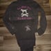 PINK Victoria's Secret Vintage Dog Crossbones Embroidered Hoodie and Sweatpants