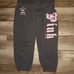 PINK Victoria's Secret Vintage Dog Crossbones Embroidered Hoodie and Sweatpants