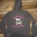 PINK Victoria's Secret Vintage Dog Crossbones Embroidered Hoodie and Sweatpants