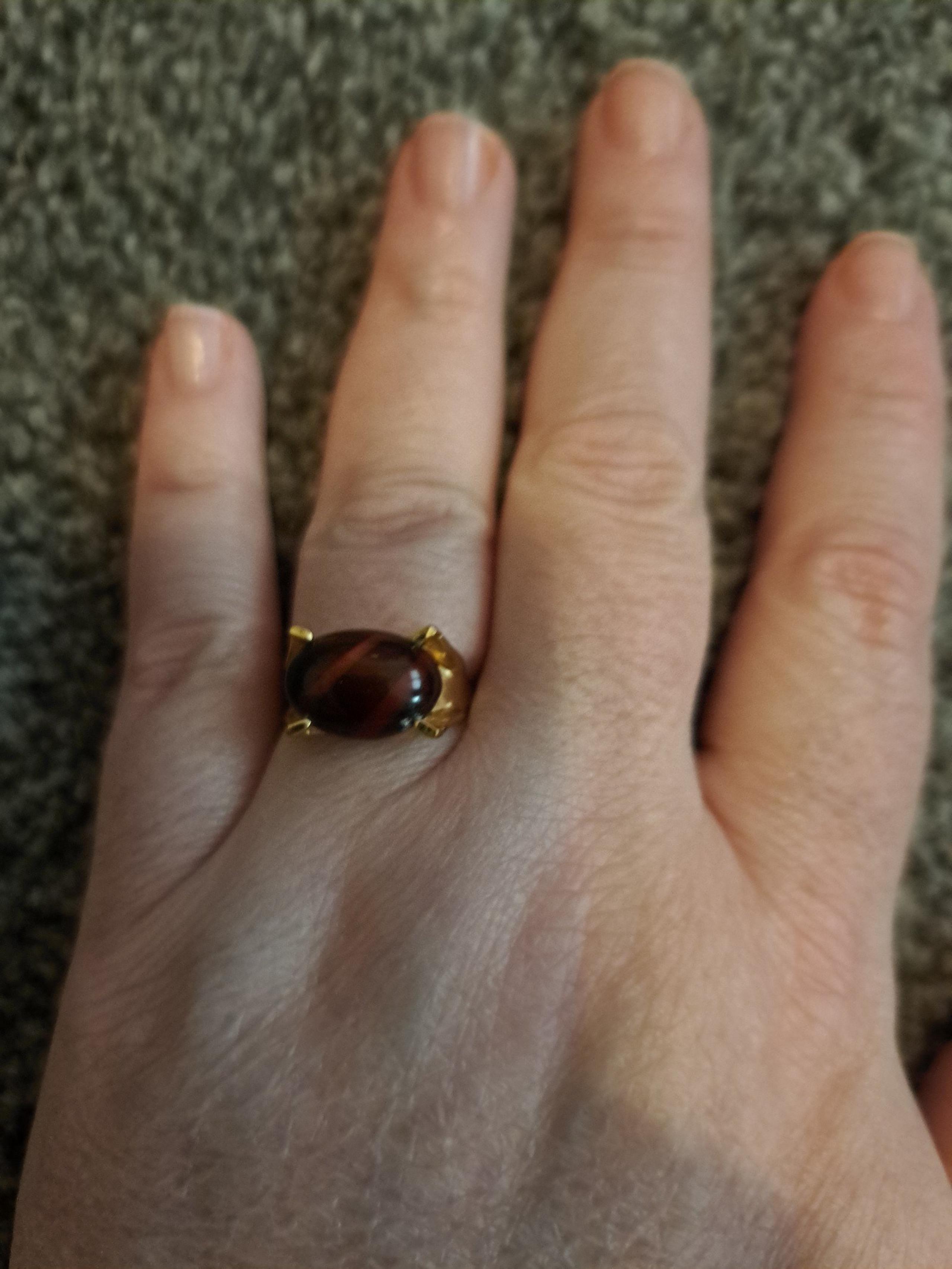 Sara Covntry Gold-tone Topaze Ring