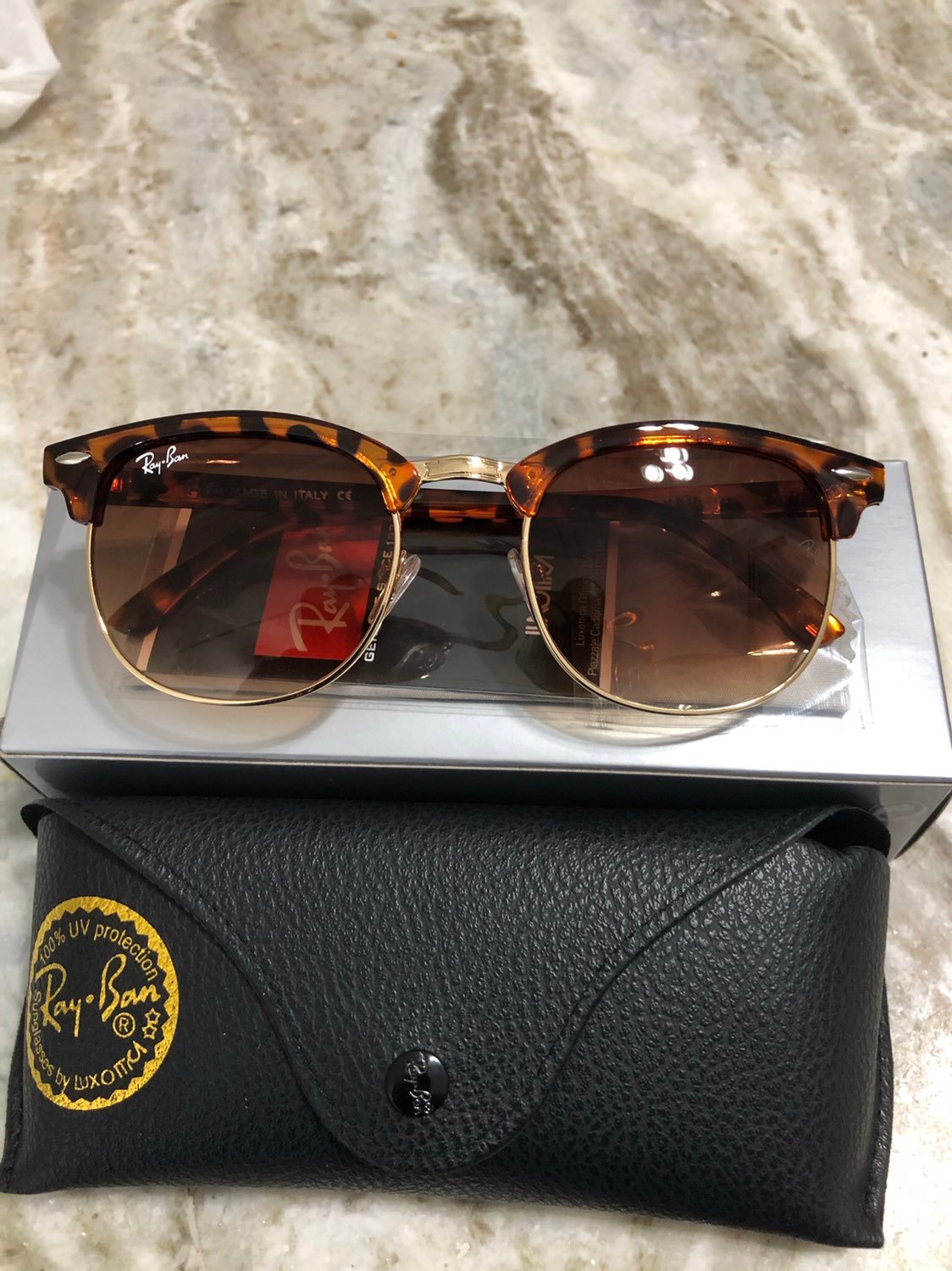 Ray-Ban Black RB3016 Clubmaster Classic