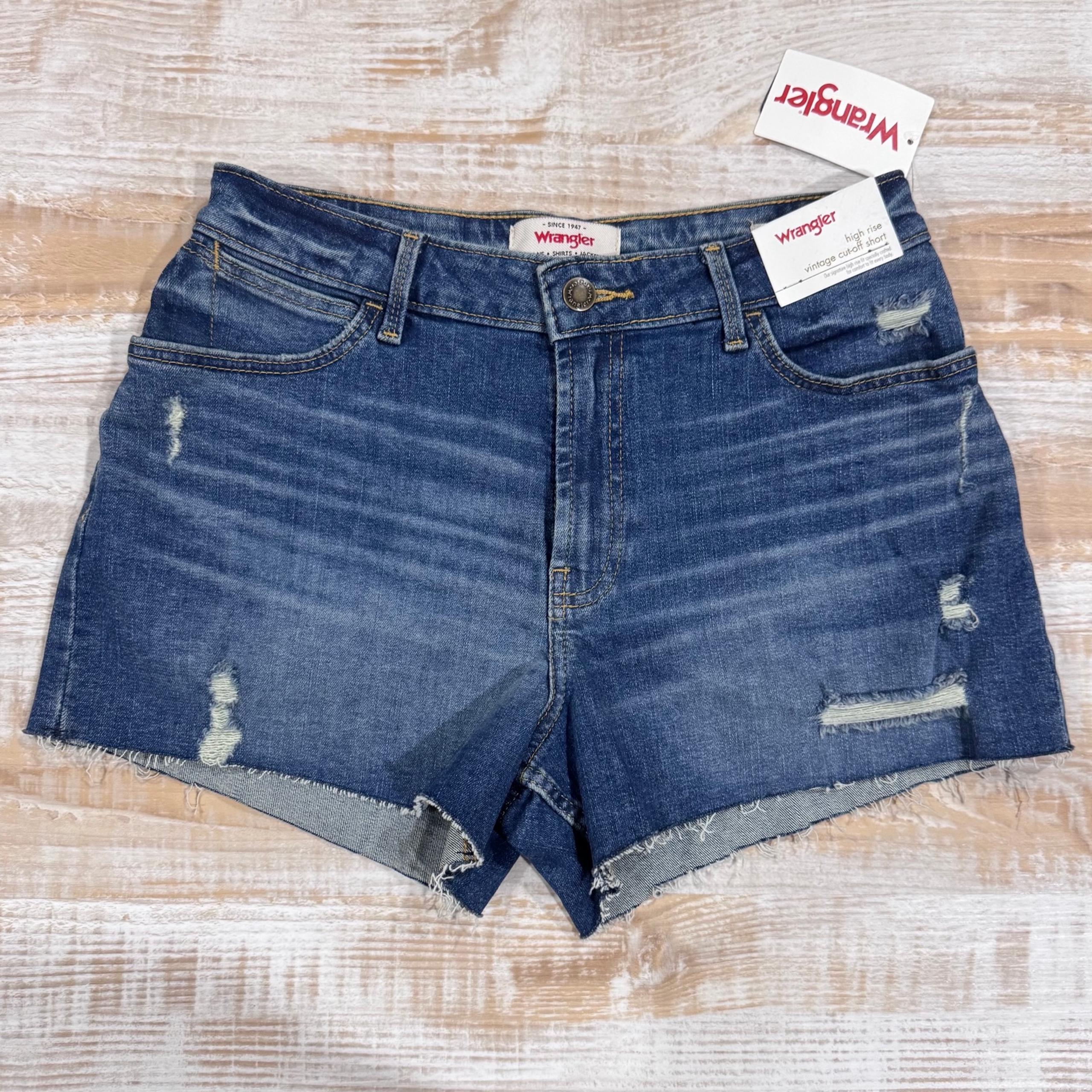 Women's Wrangler High-Rise Vintage Cutoff Jean Shorts Size 2/26