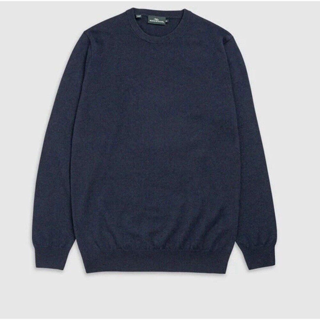 Rodd & Gunn Queenstown Sweater In Blue Granite Sz XXXL New