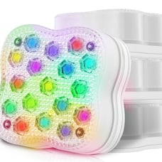 ALIENSX Rechargeable Submersible Pool Lights with Remote, IP68 Waterproof