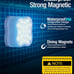 ALIENSX Rechargeable Submersible Pool Lights with Remote, IP68 Waterproof