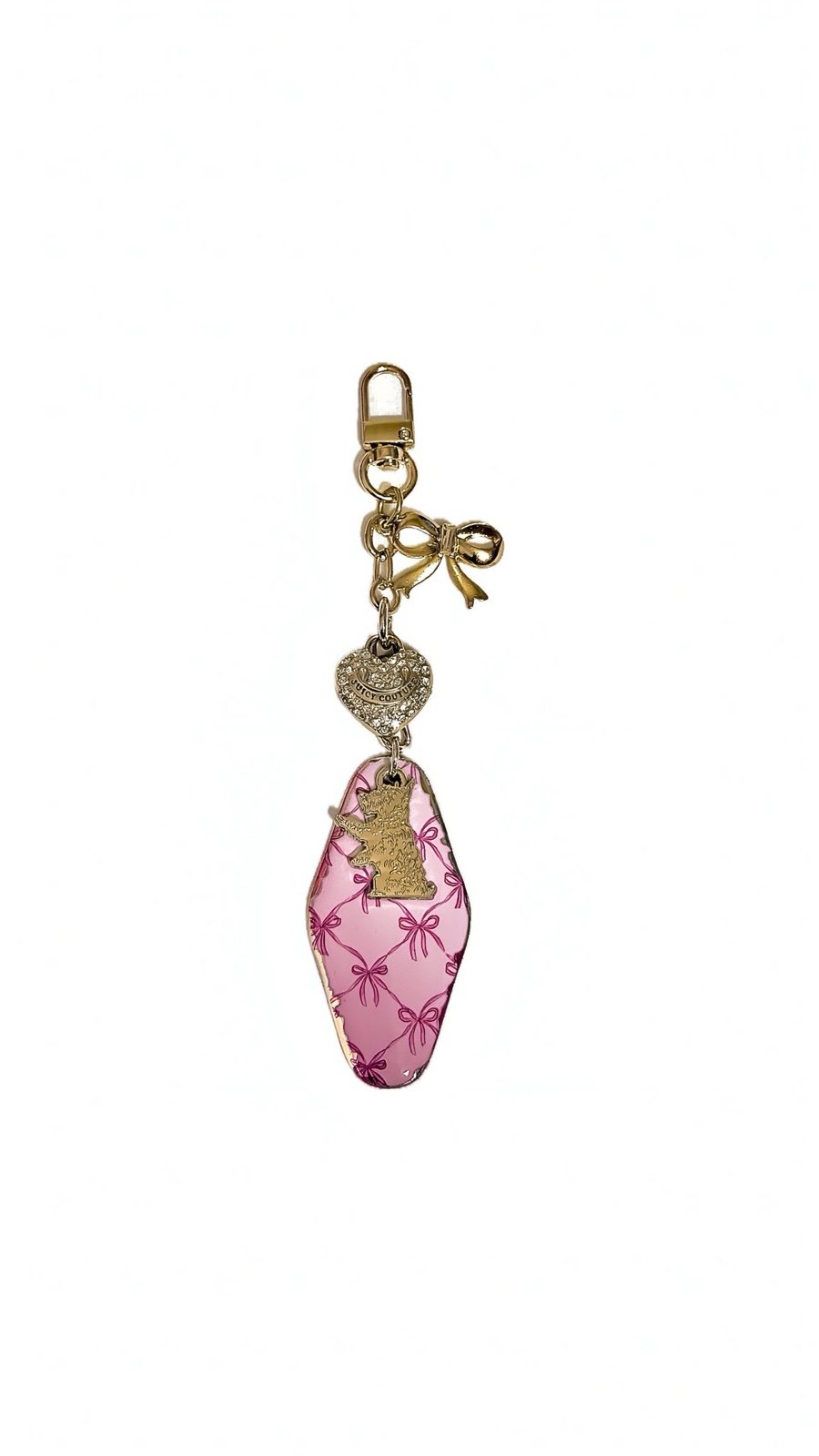 Juicy Couture bag charm/keychain