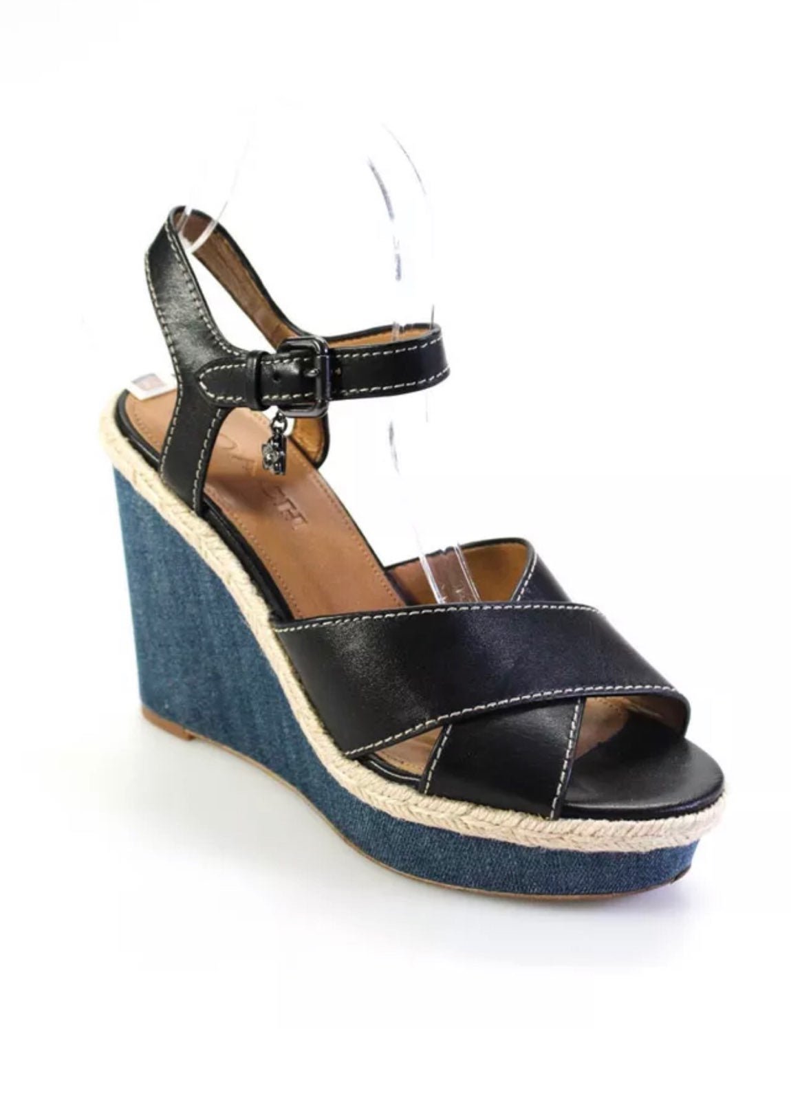 Coach wedge sandals 6.5