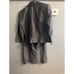 Tahari Arthur S Levine Skirt Suit Set Size 4 Bluish Linen Blend Womens