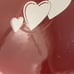 Retired Fiestaware Cinnabar Trio of Hearts Tab Handle Tray