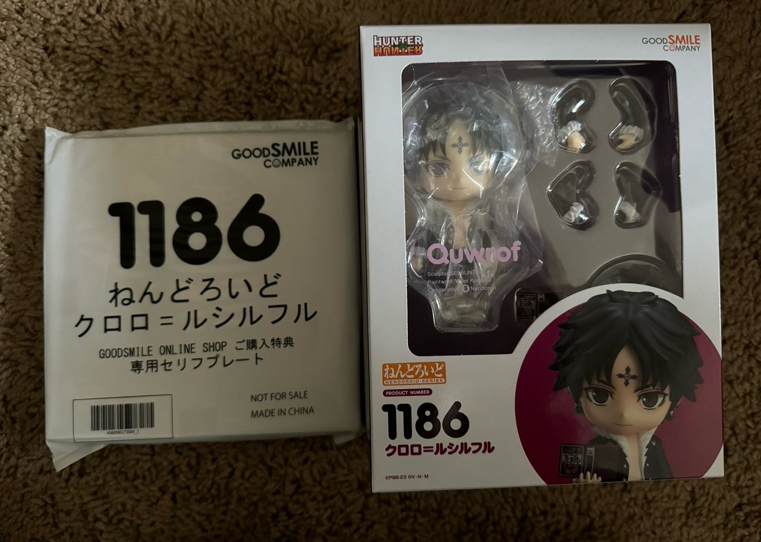 Hunter X Hunter Chrollo Lucifer Goodsmile Nendoroid Unsealed + Preorder Bonus