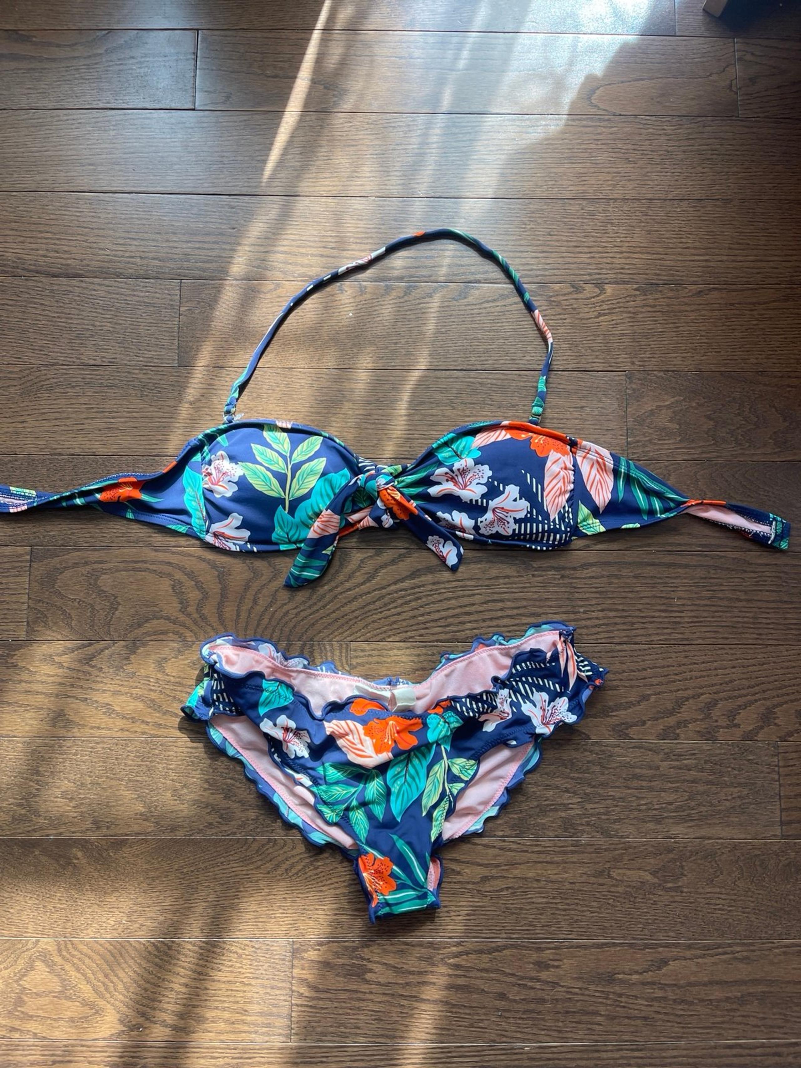 Bikini tropical Hobie, sz L, can be Medium
