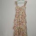 En Saison Presley Embroidered Eyelet Tiered Midi Dress Large