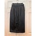 Vintage Evan Davies Black Genuine Leather Pencil Skirt Size 6